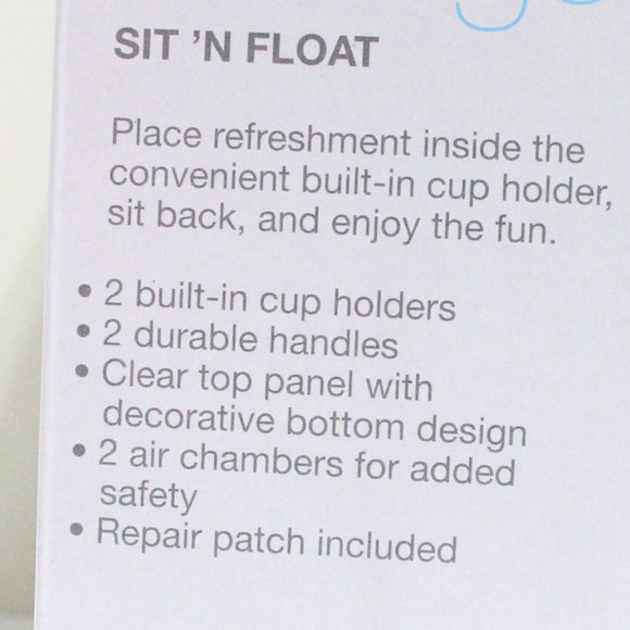 Intex Lounge Sit 'N Float - Adults Only - New - Picture 5 of 7